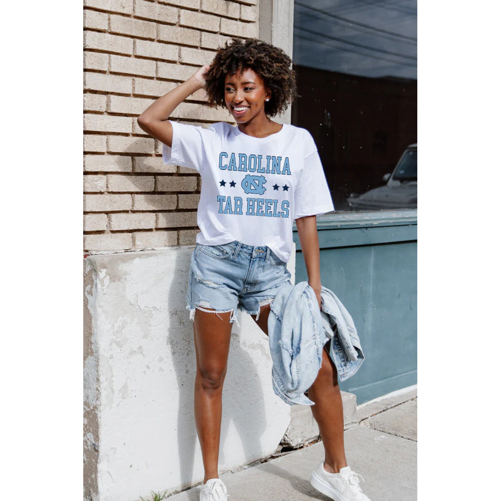 NORTH CAROLINA TAR HEELS To The Point Flowy Tee